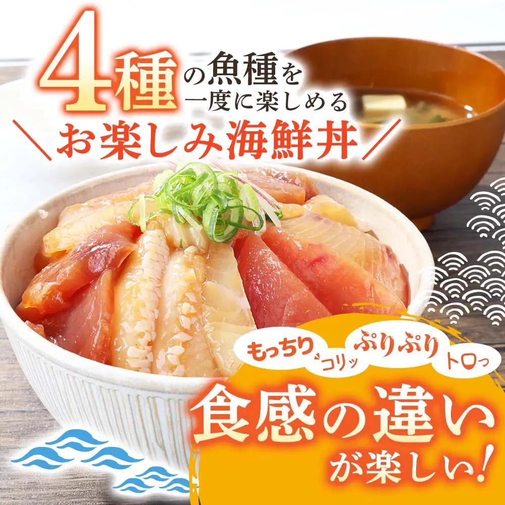 【ふるなびWEEK対象】これが魚屋の漬け丼だ！海鮮ミックス80g×20パック 海鮮丼 マグロ 鮪 まぐろ ブリ 鰤 カンパチ タイ 鯛 ハマチ イカ サーモン どんぶり おかず 惣菜 海鮮 魚介類 新