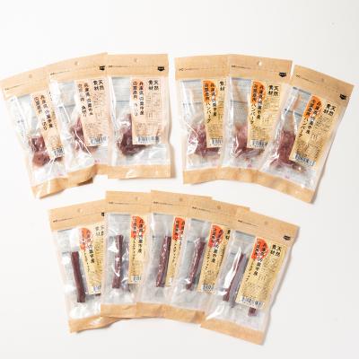 ふるさと納税 宍粟市 宍粟鹿肉100%　犬・猫の無添加おやつ　柔らかい(ソフトタイプ)3種類計11袋 O19 |  | 01