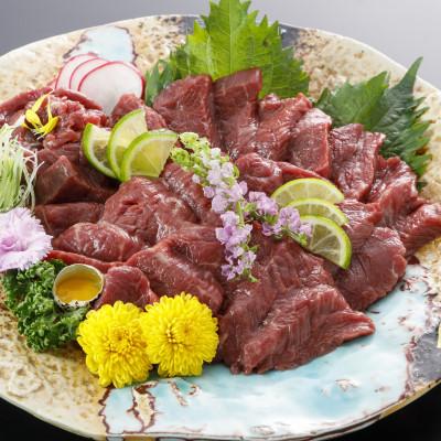 ふるさと納税 相良村 【熊本　と畜】赤身馬刺し　ロース　約200g(相良村)