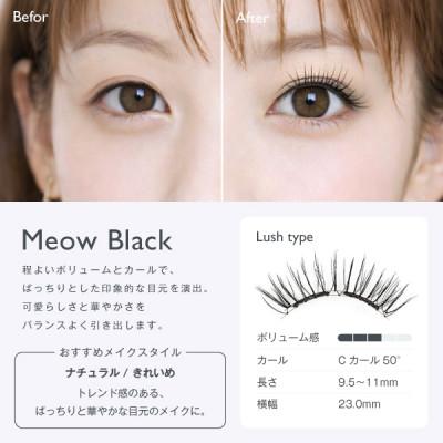 ふるさと納税 西原村 【&Less】マグネット式つけまつげ　ミャオブラック |  | 01