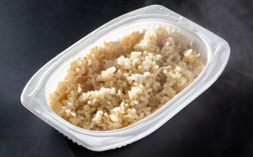 【定期便6回】やまがた玄米パックごはん 150g×9個  (つや姫) ラベルレス 訳あり 山形 パックライス 備蓄 保存 FY25-164