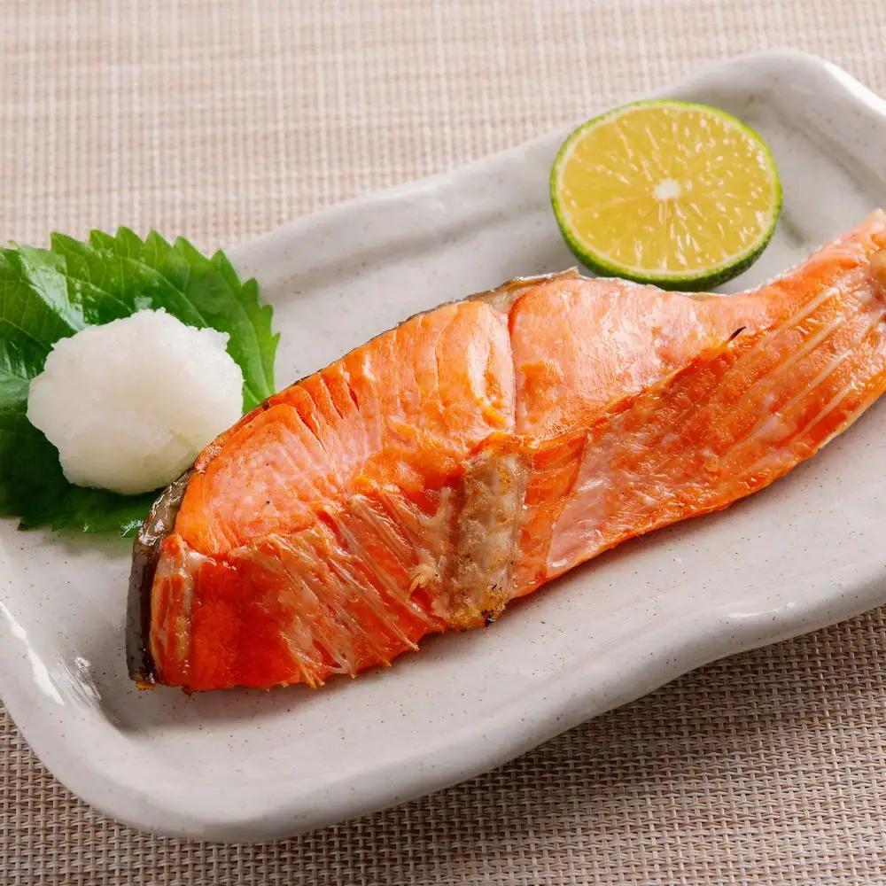 朝食セット 天然紅鮭切り身 5切と網走湖のしじみ貝 1kg ABE114