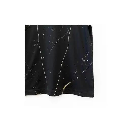 手描きTシャツ calm カーム オリジナル 黒 フリーサイズ ユニセックス【受注制作】