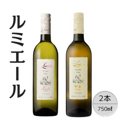 ふるさと納税 笛吹市 ルミエール　プレステージクラス　ミルズ・甲州 計2本セット 167-114