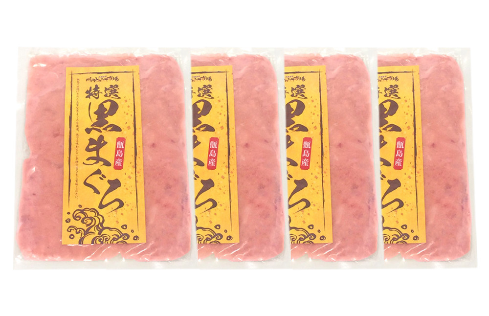 2人前ずつ小分け 鹿児島県産本マグロ100％のネギトロ約8人前 合計400g（100g×4袋）_ss0309_CR