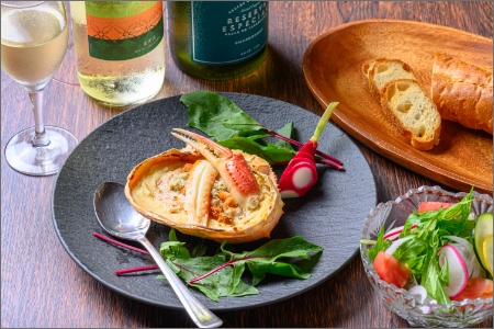 カニ屋が作る海のグラタン 夫婦松葉ガニ 2個セット