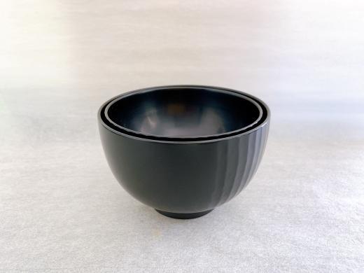 【ふるさと納税】鎌倉彫　入れ子椀セット　黒