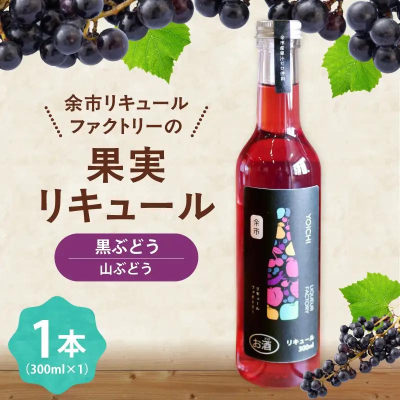 山ぶどうリキュール 300ml 北海道余市 幻の山ぶどう 国産 天然ポリフェノール 贅沢 特別 レア_Y118-0006