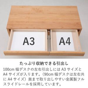 学習デスク2点セット(カルロ 100本体・45ラック)
