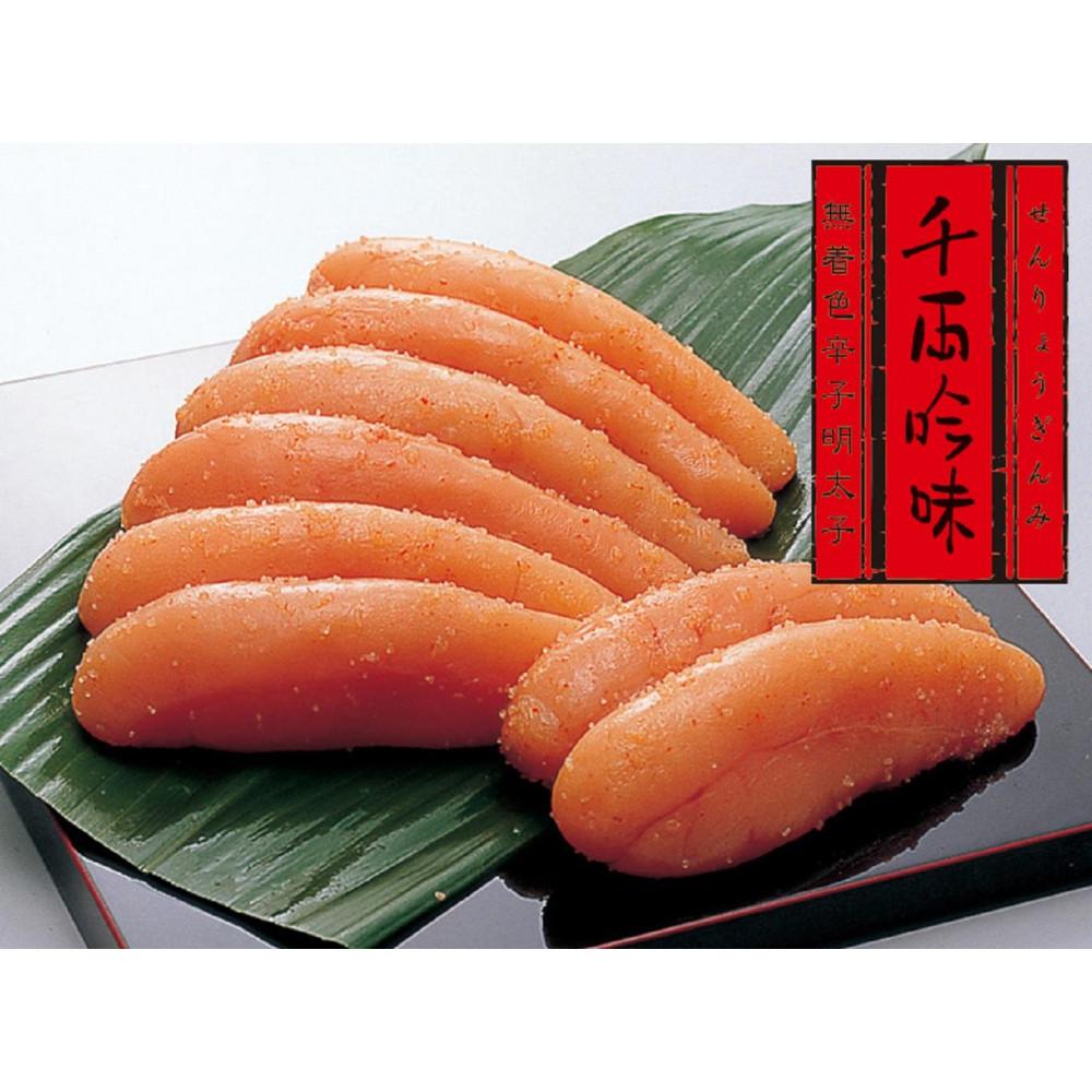 【ふるさと納税】【博多大丸おすすめ品】福岡「ふく富」　千両吟味　無着色辛子明太子420g | 魚卵 魚介類 水産 食品 人気 おすすめ 送料無料