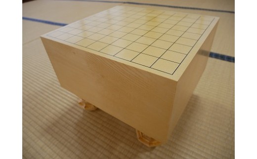 
SS-29【 将棋盤 】新カヤ 60号 足付き 囲碁 将棋 木工品
