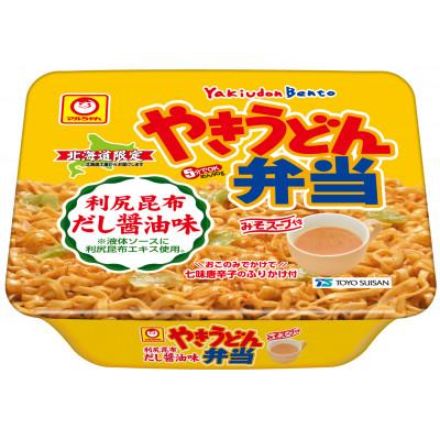 ふるさと納税 小樽市 やきうどん弁当 利尻昆布だし醤油味　1ケース(12食入)
