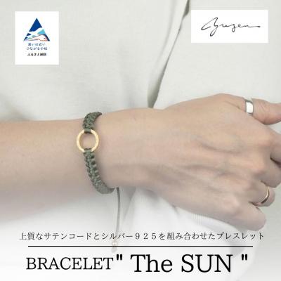 ふるさと納税 小松市 Bracelet -The SUN- ゴールド ブレスレット【グリーンティー】