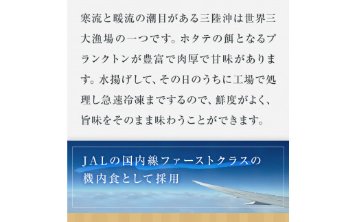 【先行予約】ホタテ貝柱 1kg ＜数量限定＞ 宮城県産 ほたて 