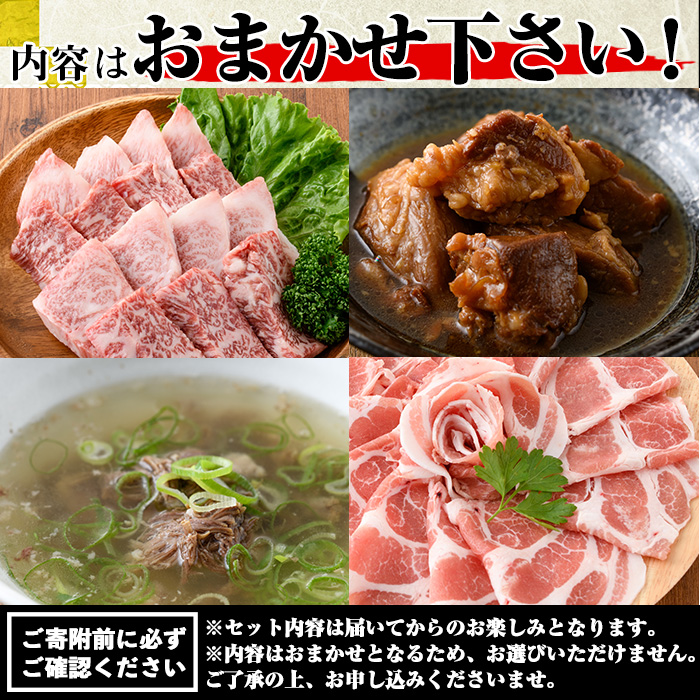 No.834 ＜訳あり・賞味期限間近＞お肉屋の肉袋！お楽しみ福袋(合計1kg以上！)【カミチク】
