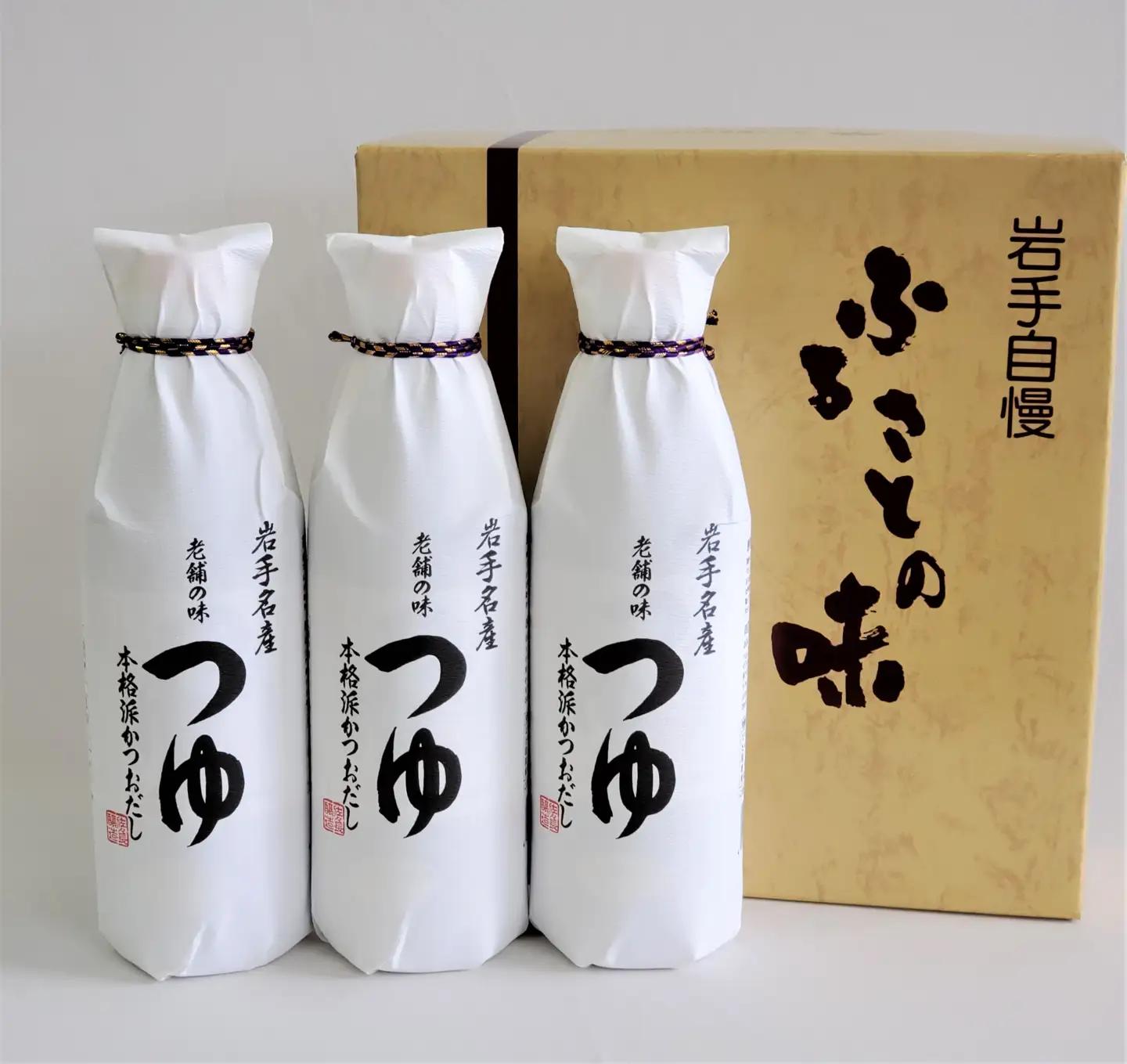 「世界にも通用する究極のお土産10選」に選ばれた老舗の味 つゆ500ml　3本セット 佐々長醸造 【773】