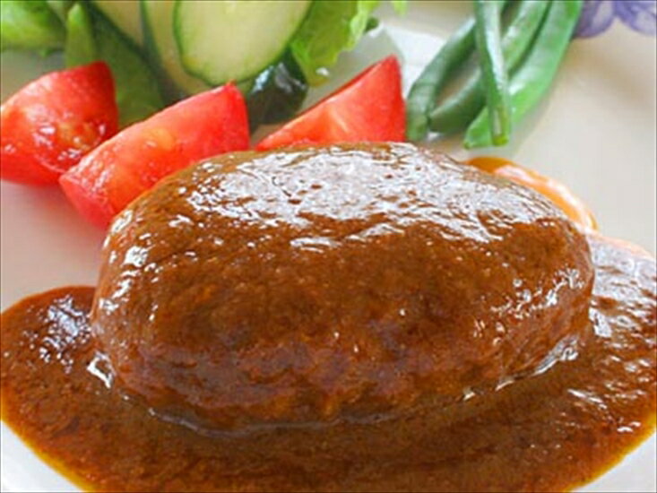 【ふるさと納税】てらミ－ト特製　但馬牛煮込みハンバ－グ5個入