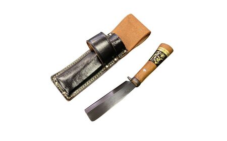 剣謙心 ミニナタ 黒染 片刃 鉈 なた キャンプ用品 アウトドア ブッシュクラフト 薪ストーブ 焚火 薪割り 燕三条製 020S096