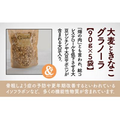 ふるさと納税 小松市 シリアル 朝食 健康 小松産 大麦ときなこグラノーラ 5袋おまとめ |  | 01