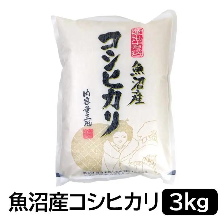 【令和7年産】お米マイスター厳選！魚沼産コシヒカリ３kg 新潟県 白米 精米
