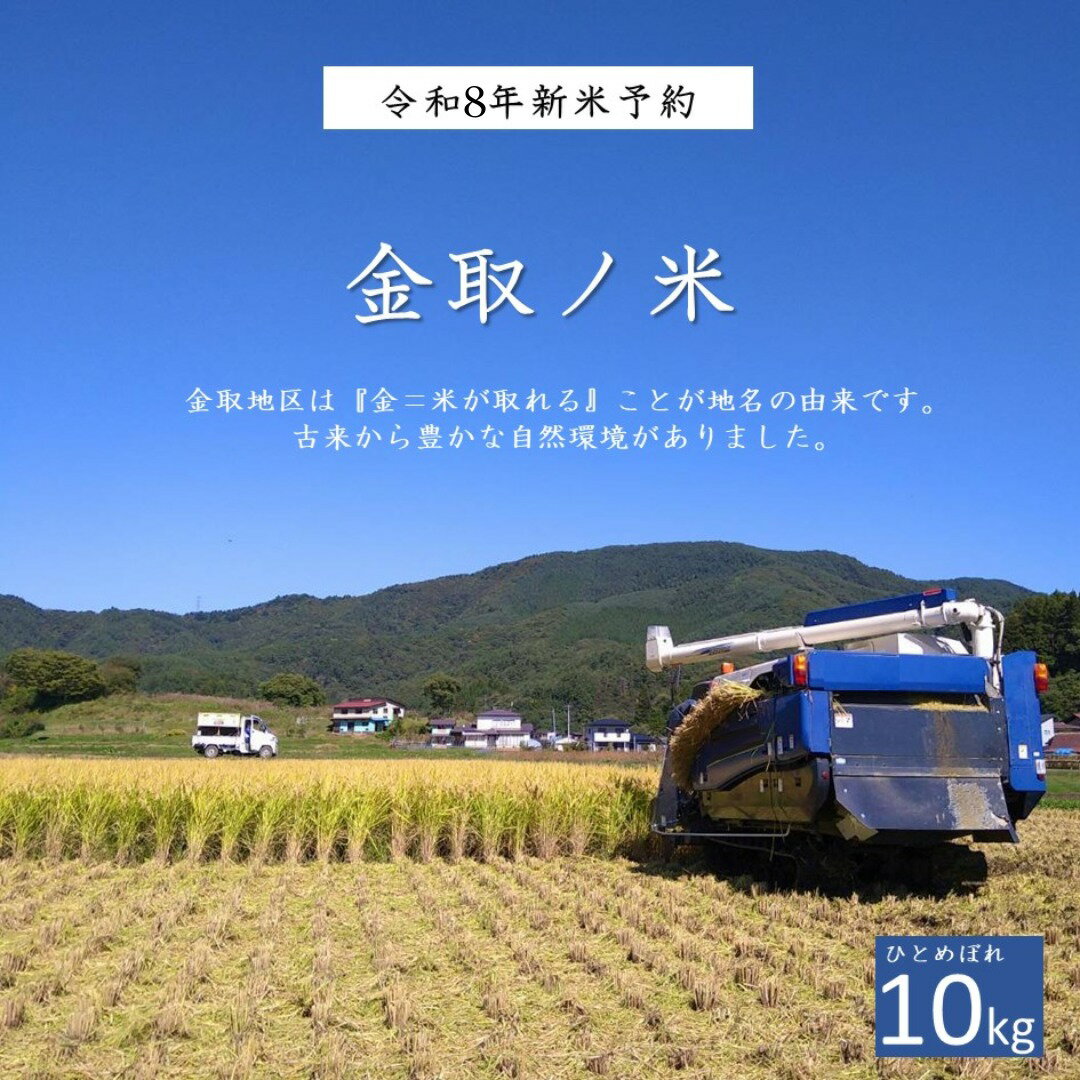 【ふるさと納税】 お米 ひとめぼれ 玄米 令和8年産 10kg 金取ノ米 かねどりのこめ / 米 東北 岩手県 遠野市 宮守町 達曽部 産 多田農産 おこめ ごはん ご飯 白米 国産 送料無料 農家 産地 直送 粘り 8年 令和 数量 限定 収穫 金取地区 湧水 名水 ふるさと 自然 遺跡