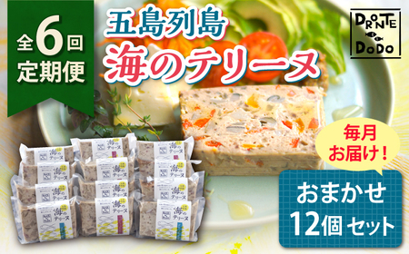 【全6回定期便】五島列島 海のテリーヌおまかせ12個セット[RBY008] テリーヌ 鮮魚 定期便 テリーヌ 鮮魚 定期便 テリーヌ 鮮魚 定期便 テリーヌ 鮮魚 定期便九州 長崎