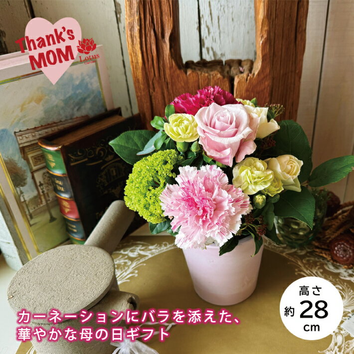 【ふるさと納税】≪5/6〜5/10にお届け≫ 母の日 2026年 「感謝のカーネーションとおすすめお花のアレンジ2026」 ※離島発送不可 お花 アレンジメント 植物 インテリア ありがとう 感謝 お礼 お母さん