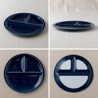 ふるさと納税 瑞浪市 【2枚SET】美濃焼 titto ランチプレート 丸 ネイビー 小田陶器 |  | 02