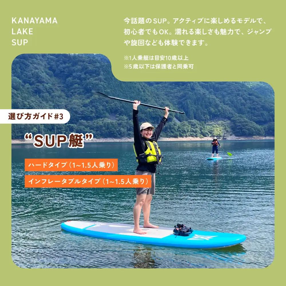【金山湖カヤック・SUP体験】体験で利用できるチケット（3,000円分）サップ カヤック【a036-1】