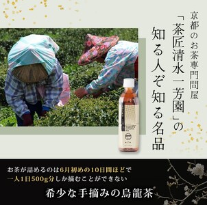 香檳烏龍茶(シャンピンウーロンチャ）  ペットボトル 500ml×24本入(1箱) 【寄附のご入金後、２週間以内を目途に発送いたします】【CC-kihn004】