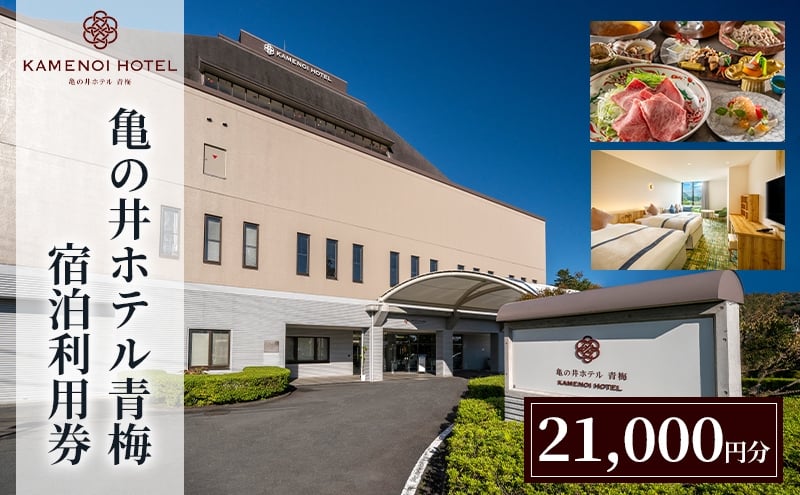 
            亀の井ホテル青梅宿泊利用券（21,000円分） 会席料理 温泉 自然 家族 愛犬 奥多摩 多摩川 森渓リゾート 東京都 青梅市 [№5714-0333]
          