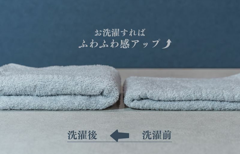 スーピマフェイスタオル 4枚（グレー）【国内製造 日本製 泉州タオル スーピマコットン 無地 吸水力 耐久性】 010B1704_イメージ3