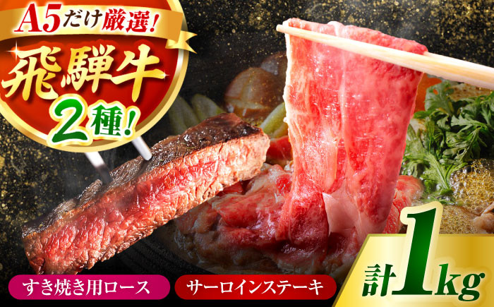 
            A5 ランクのみ厳選！飛騨牛 食べ比べ 計 1kg / ロース サーロイン すき焼き ステーキ / 御嵩町 / 肉のキング[AVAG003]
          