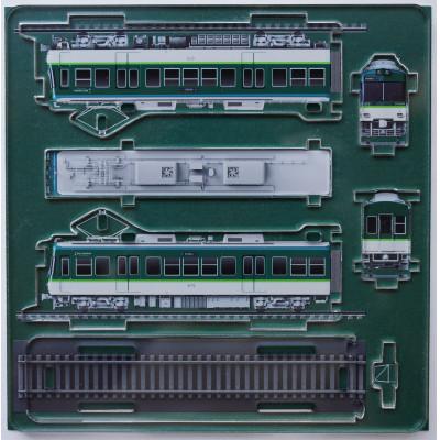 ふるさと納税 寝屋川市 【アクリルスタンドの新境地】京阪電車600形立体組立キット「3Dアクデン」 |  | 03