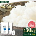 【ふるさと納税】【全3回定期便】 森のくまさん 白米 10kg(5kg×2袋)【有限会社 農産ベストパートナー】[ZBP055]