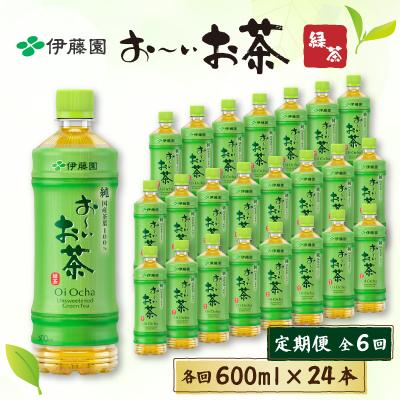 ふるさと納税 御前崎市 【毎月定期便】おーいお茶緑茶　600ml×24本全6回