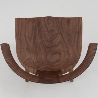 ふるさと納税 常陸大宮市 【家具蔵】アームチェア コルノ ウォールナット材 |  | 02