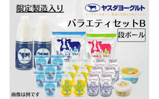 ヤスダヨーグルト バラエティセットB 無添加 搾りたて こだわり生乳 濃厚 飲むヨーグルト のむよーぐると カップヨーグルト パウチ 限定製造 発酵バター フレッシュクリームチーズ  1B66022