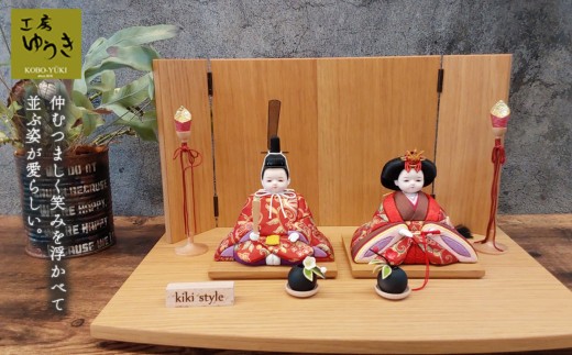 
                  ひな人形　親王飾　華（はな）　
                