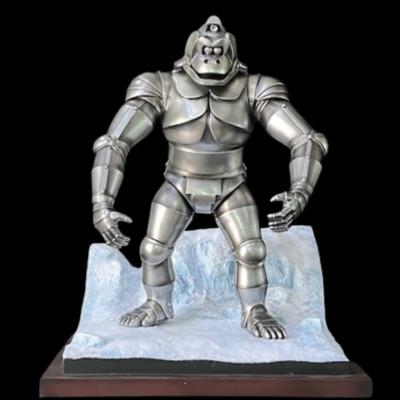 ふるさと納税 高石市 キングコングの逆襲　ロボット怪獣メカニコング/氷山ベース(オリジナル1点もの)ソフビキット製塗装