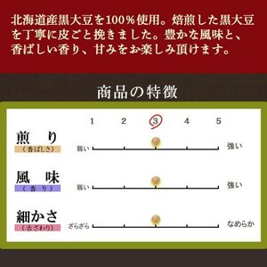 北海道産黒大豆使用　黒豆きな粉 600g×3袋【1588811】