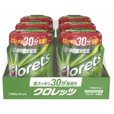 ふるさと納税 清須市 モンデリーズ クロレッツ オリジナルミントボトル 140g ×6個