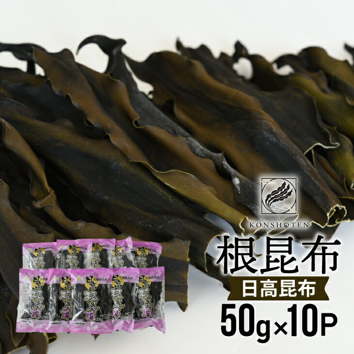 【ふるさと納税】北海道名産 日高昆布(根昆布) 50g×10P[32-1112] 北海道 浦河 ふるさと納税 昆布 日高昆布 根昆布 送料無料