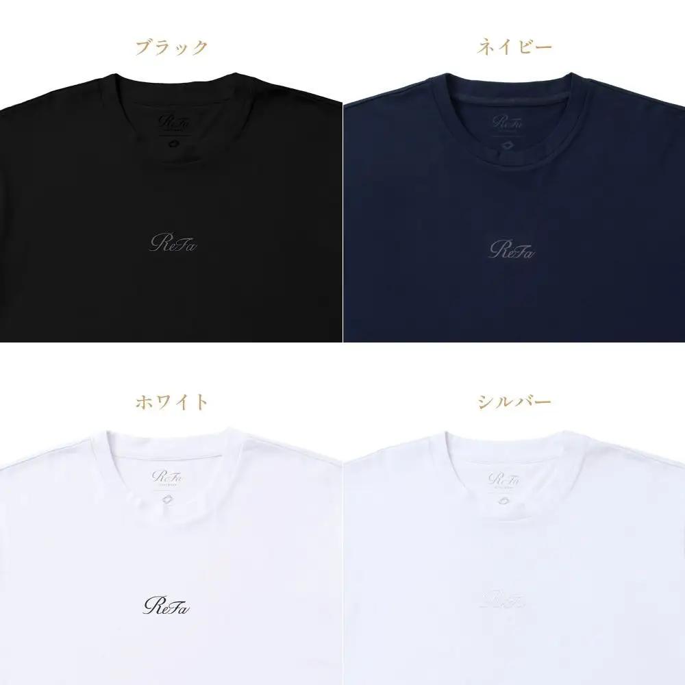【シルバー 4Lサイズ】リファ バイタルテック コンフォートジャージー クルーネックTシャツ