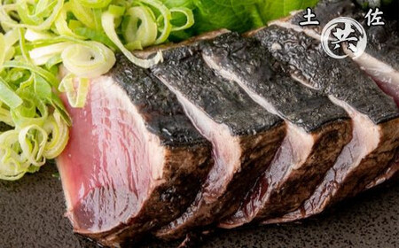 高知甲浦港直送！ わら焼きかつおのたたき 自家製カツオ専用たれ、天日塩付 ＜2節＞【M211-1】