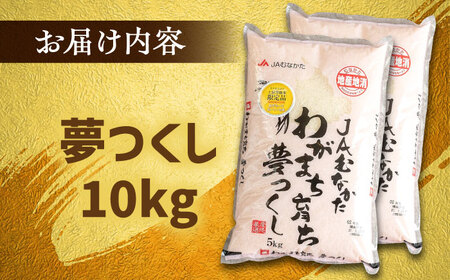 福岡産ブランド 米 夢つくし 10kg (5kg×2袋) 桂川町/南国フルーツ株式会社[ADBW029]