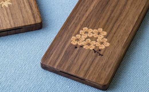 木象嵌 スタンドミラー桜（さくら）