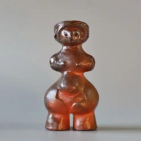 土偶 国宝土偶「縄文のビーナス」（長野県　茅野市尖石縄文考古館蔵） 備前焼