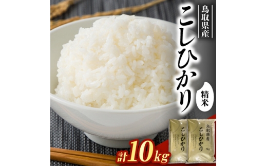 ＜食味鑑定士厳選＞鳥取県産 コシヒカリ10kg(5kg×2袋) 精米【1734488】