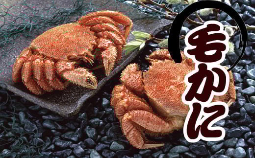 E-36007【年内配送可】 毛かに400g前後～550g前後×6尾